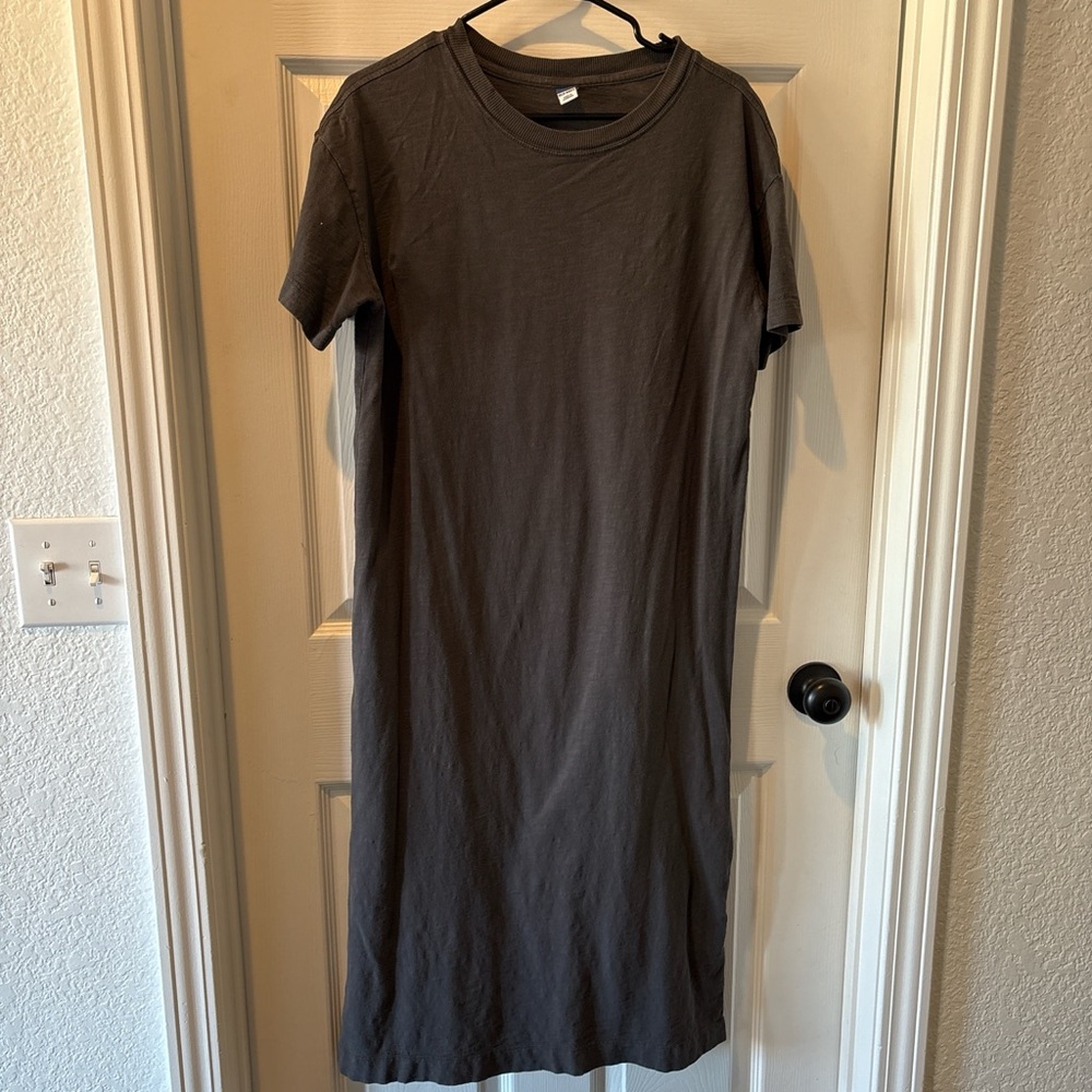 Old Navy Charcoal Midi Dress